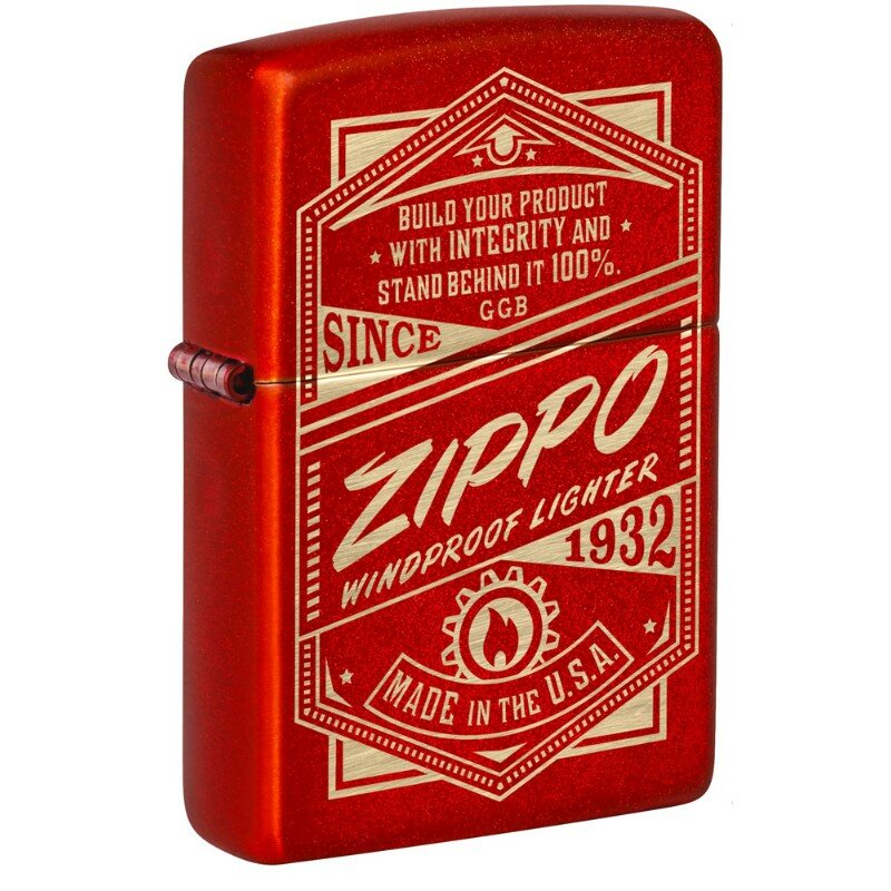 Zippo Зажигалка Zippo 48620 Metallic Red