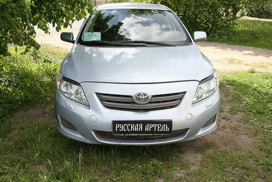 Русская артель RETCSD013600 TOYOTA COROLLA SD 2007-2010 накладки на передние фары (реснички)компл.-2ШТ. RETCSD013600