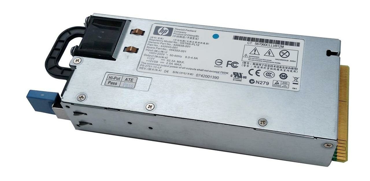 207728-001 Блок питания HP - 180 Вт Power Supply для Proliant Dl320