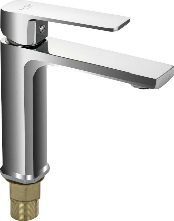 фото FABIA 9734 Смеситель для раковины, квадратный корпус, цвет хром.