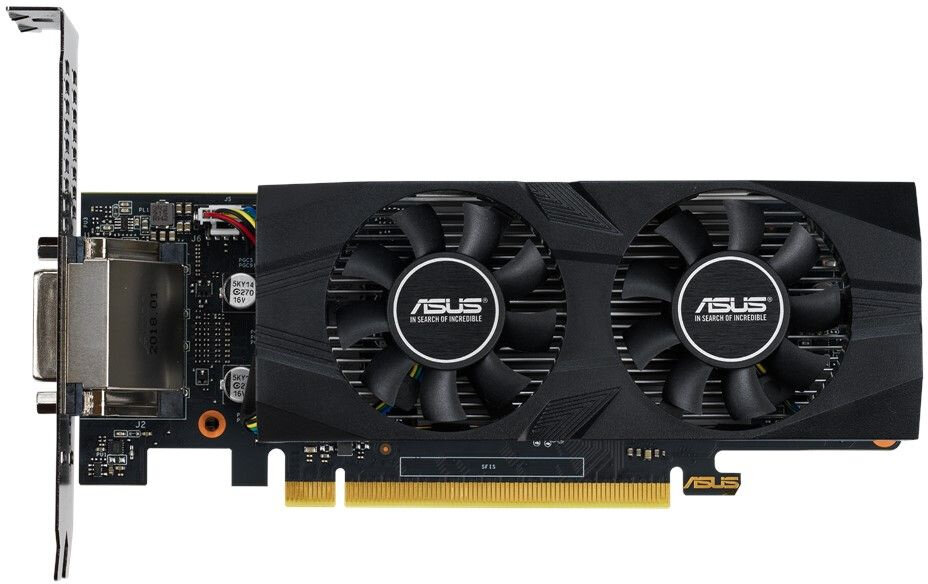 Видеокарта ASUS GeForce GTX 1650 OC 4GB (GTX1650-O4G-LP-BRK)