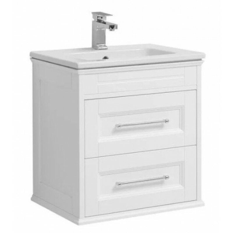 фото Тумба с раковиной Aquanet Бостон 263053 60 белый