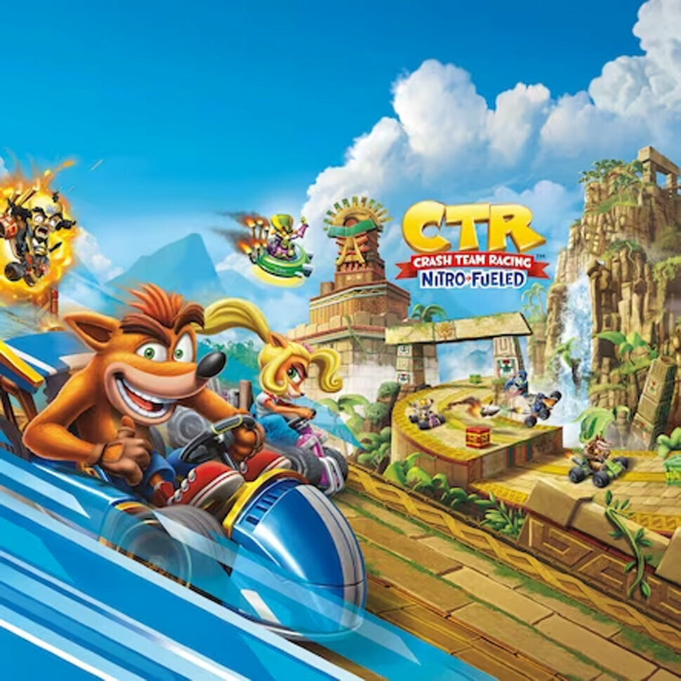 Игра Crash Team Racing Nitro-Fueled для Xbox One Xbox Series X/S (25-значный код)