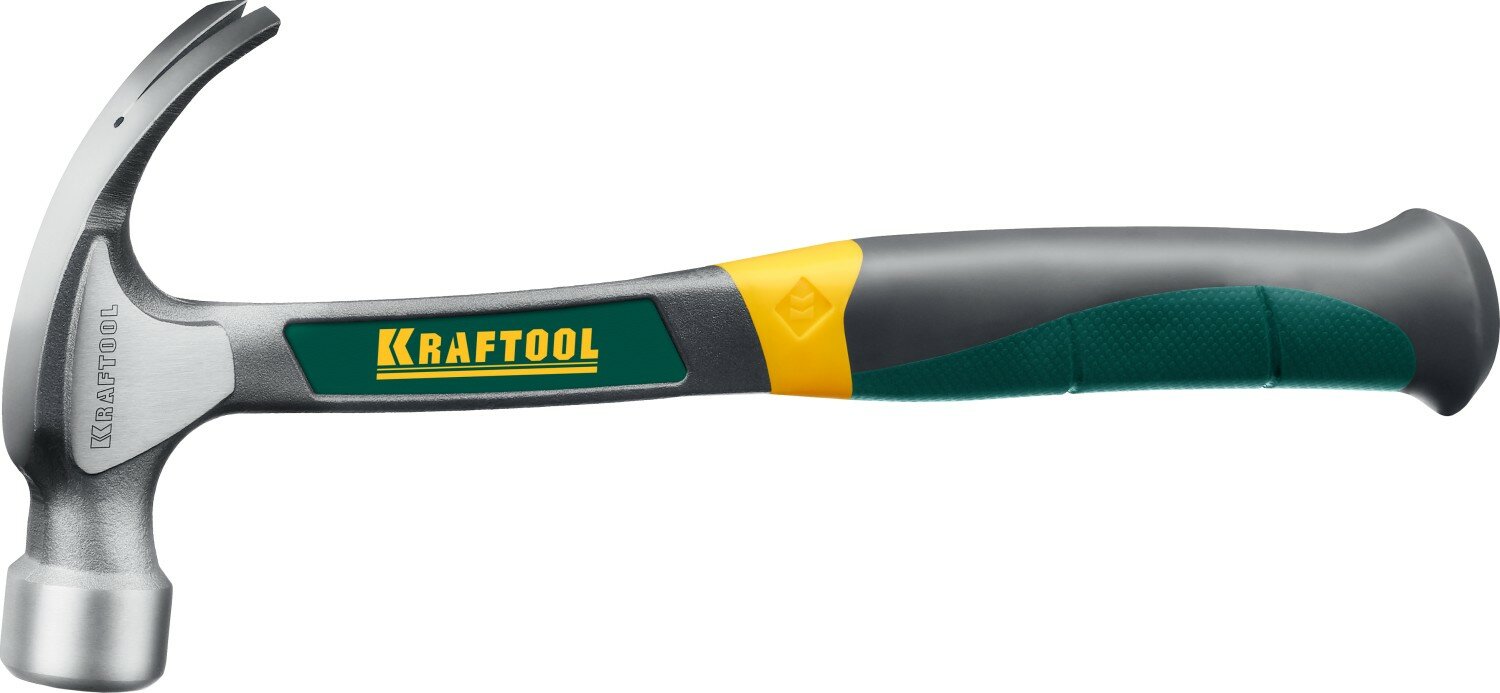 KRAFTOOL THOR 560 г молоток-гвоздодёр цельнокованый столярный