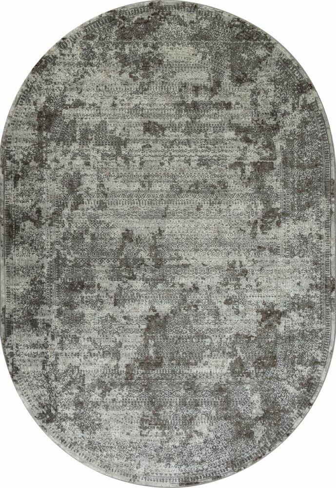 Ковер F239 - GRAY-BEIGE - Овал - коллекция GRAFF 1.60x3.00 - фотография № 2