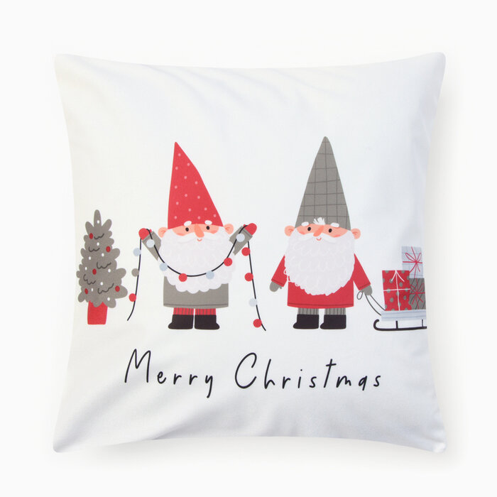 фото Чехол на подушку Этель "Гномики" 40х40см,100% п/э