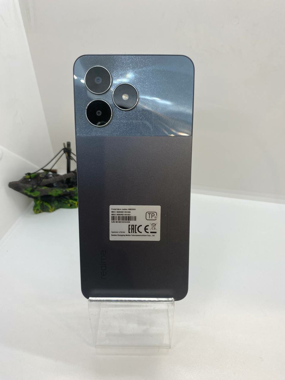 Смартфон realme Note 50 3/64 ГБ RMX3834, Полуночный черный