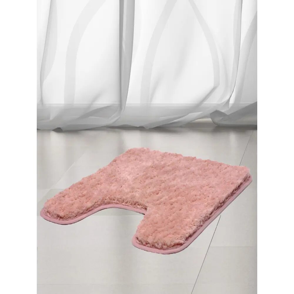 фото Коврик для туалета Bath Plus Тиволи 55х55см розовый