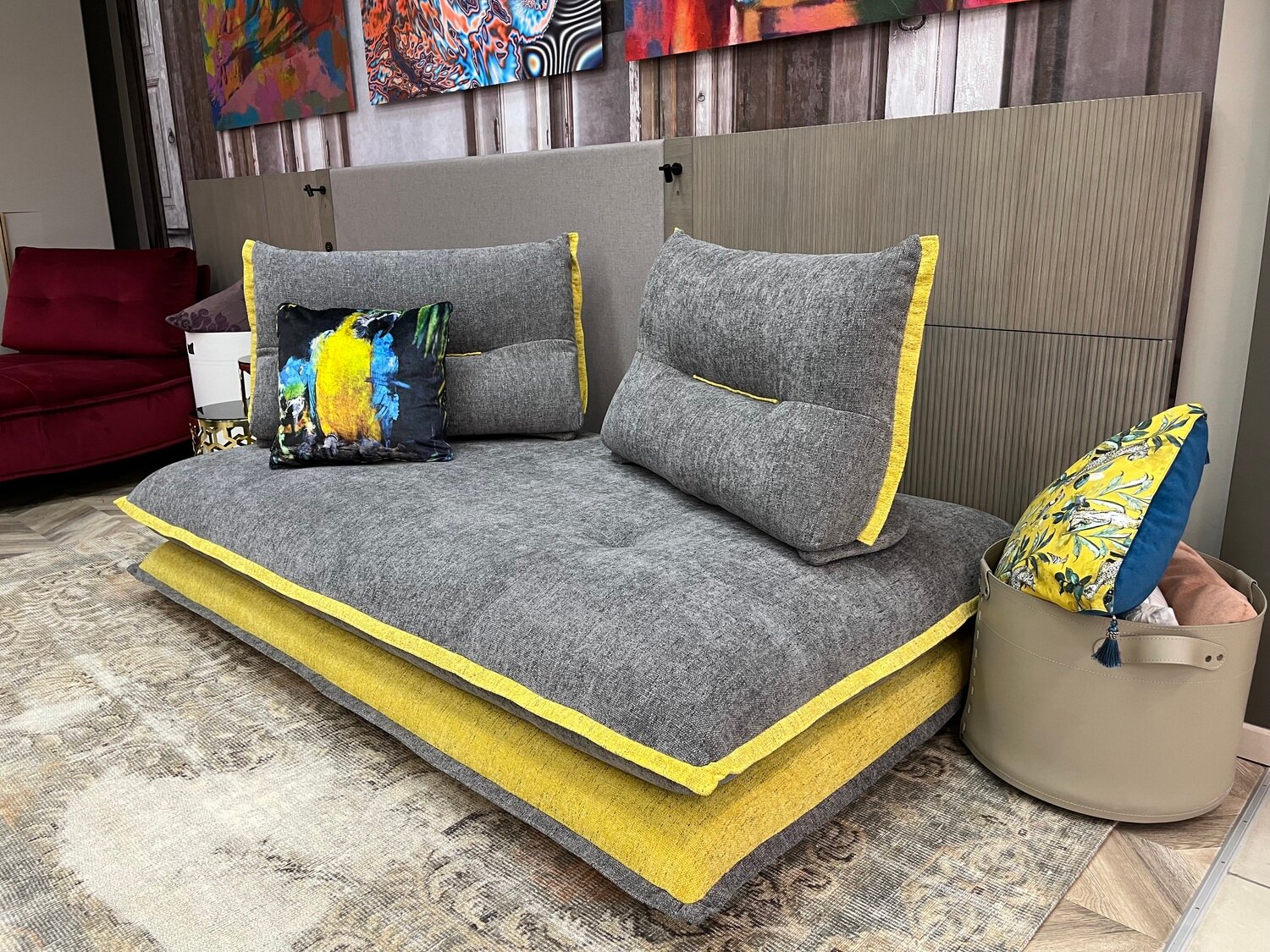 фото Итальянский Диван Gemini Aerre Italia Диван с переставными подушками