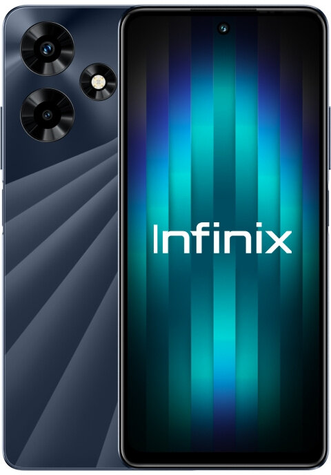 Смартфон Infinix X6831 Hot 30 128Gb 8Gb зеленый моноблок 3G 4G 2Sim 6.78" 1080x2460 Android 13 50Mpi