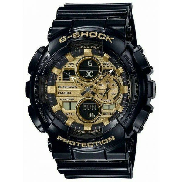 Наручные часы CASIO (GA-140GB-1A1) черный, золотой