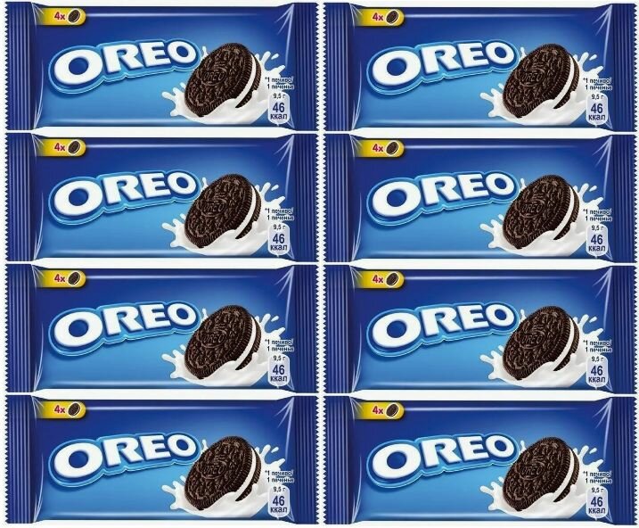 Печенье Oreo Original 38 грамм - 8 штук