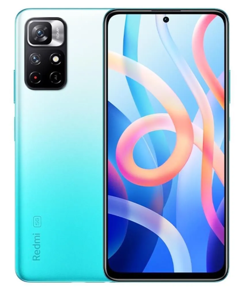 Xiaomi Note 11 5G 6/128 ГБ CN, бирюзовый