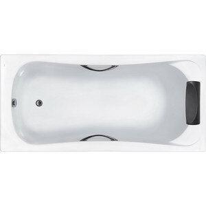 Акриловая ванна Roca BeCool 170x80 с ручками, каркас, слив-перелив (ZRU9302852 + ZRU9302853)