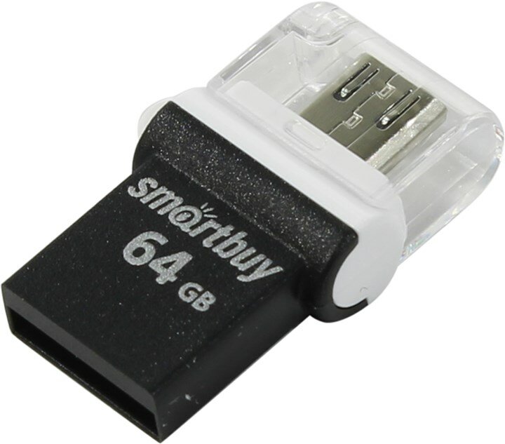 USB flash накопитель SmartBuy Poko 64GB Black (SB64GBPO-K)