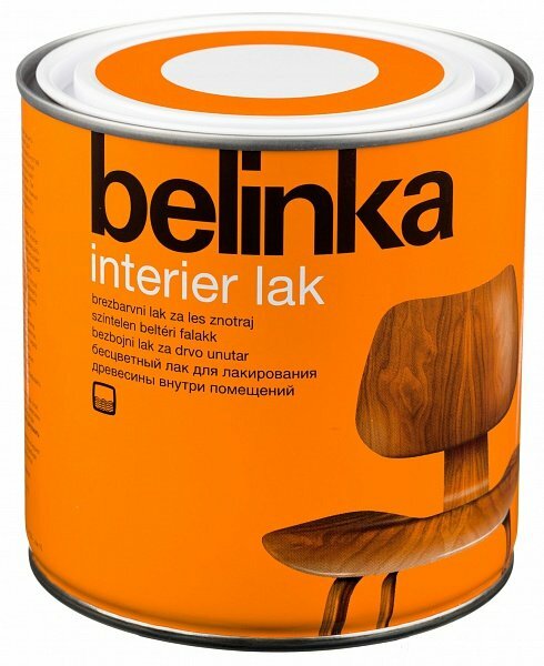 Belinka Interier Lak / белинка Лак интерьерный 0,2л