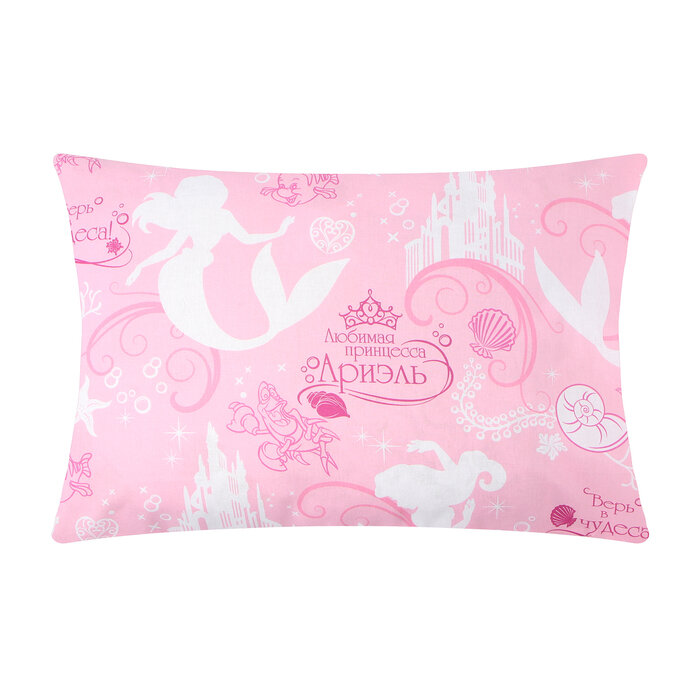 фото Disney Наволочка "Принцессы: Русалочка Ариель" 50х70 см, бязь, хлопок 100 %
