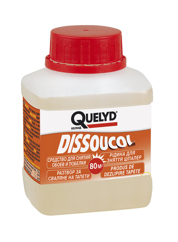 Жидкость для снятия обоев "DISSOUCOL" 250 МЛ (18) "QUELYD"