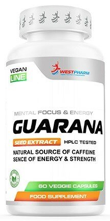 WESTPHARM Vegan Line Guarana 500mg (60капс)