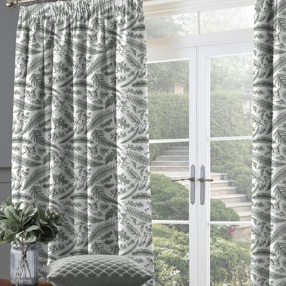 фото Штора рогожка травы 145х260 см Василиса Kitchen Line (ТТ-00293444)