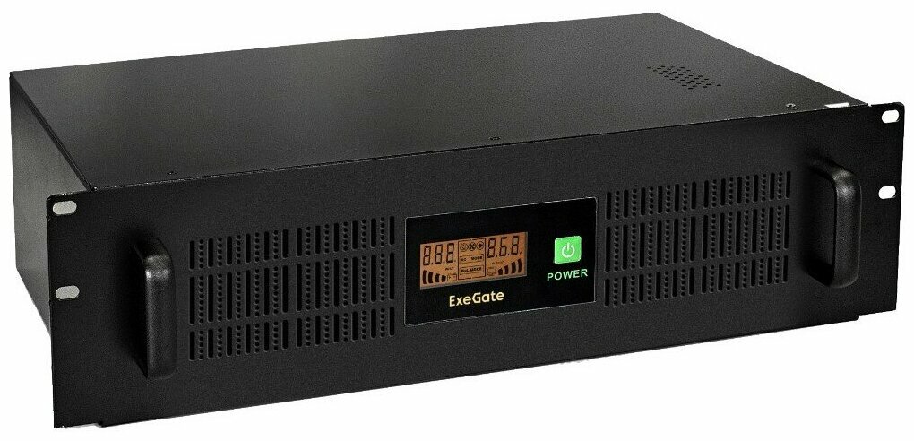 Источник бесперебойного питания ExeGate ServerRM UNL-3000.LCD.AVR.2SH.3C13.USB.3U (EX293852RUS)