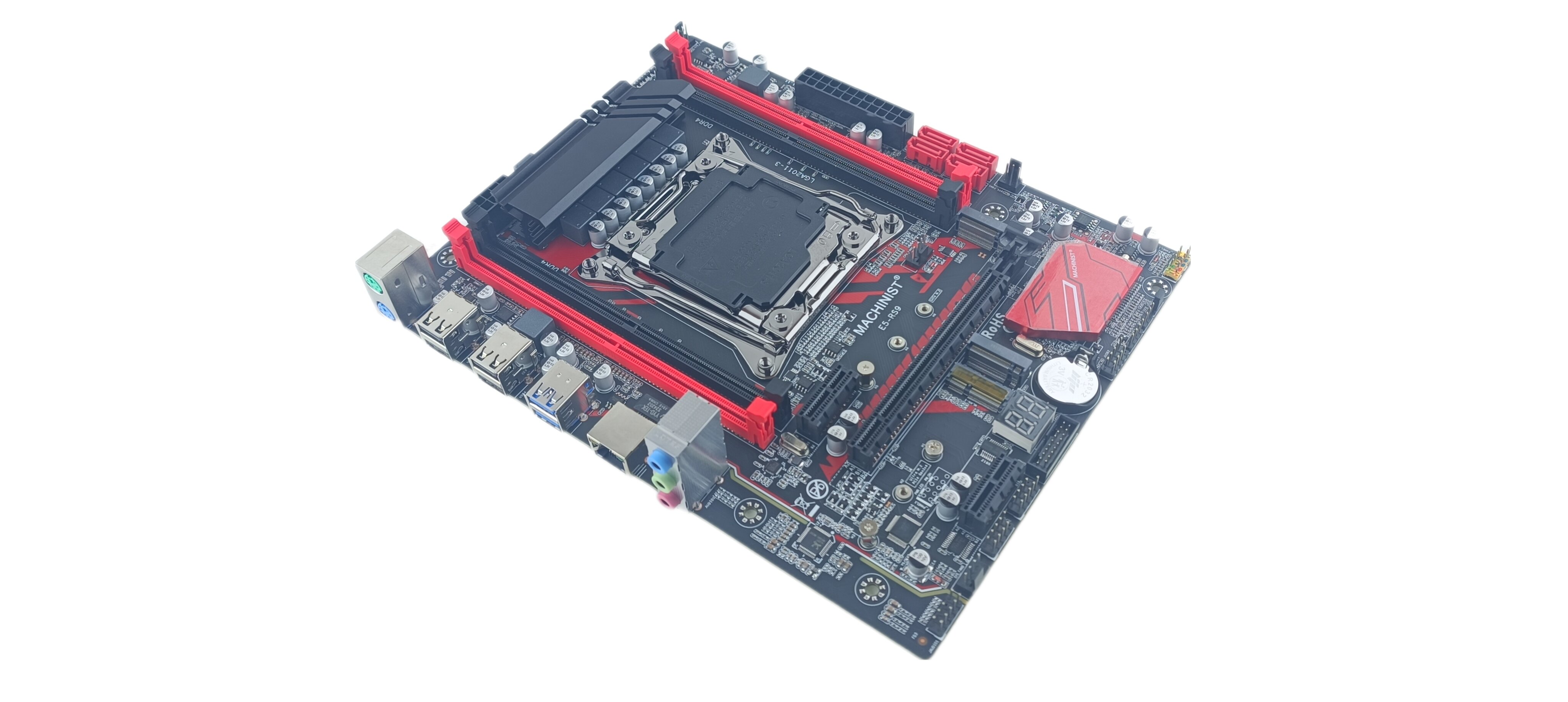 Материнская плата LGA2011-3 Machinist X99-RS9 (4xDDR4 1xPCI-e x16 1xPCI-e x2 4xSATA 6xUSB)