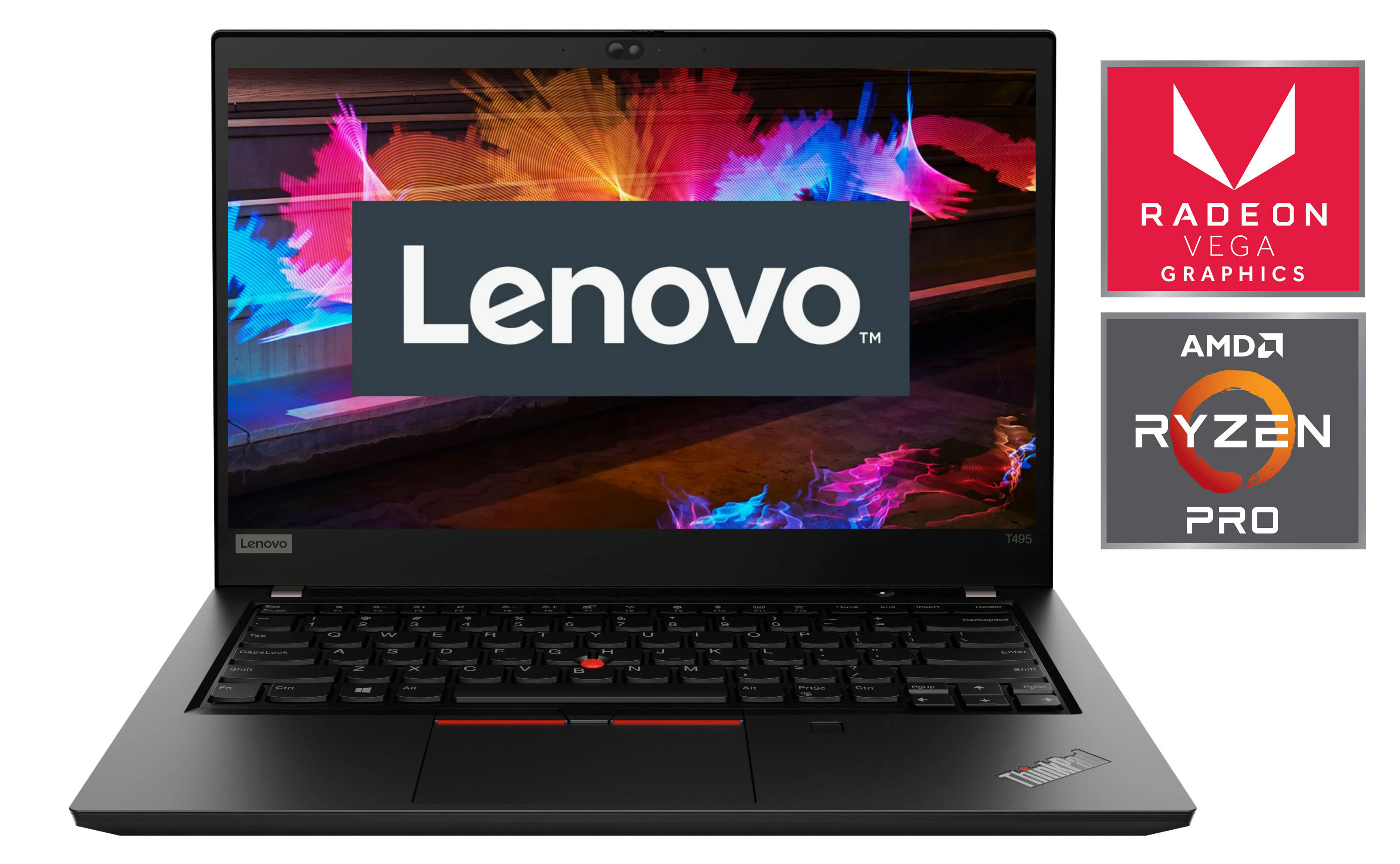 Ноутбук Lenovo THINKPAD T495 AMD Ryzen 7 PRO 3700U 2.3 ГГц, Память 16 ГБ, Диск 256 ГБ SSD, AMD Radeon Vega 10, Экран 14" (Сенсорный)