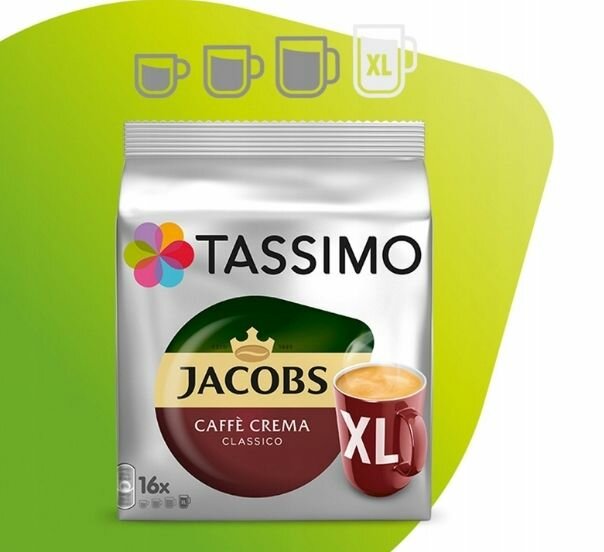 Кофе в капсулах Tassimo Caffe Crema Classico XL, 160 капсул - фотография № 3