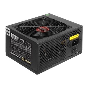 Блок питания Exegate EX260643RUS-PC Блок питания 600W ExeGate 600PPE (ATX, APFC, PC, КПД 80% (80 PLUS), 12cm fan, 24pin, 2x(4+4)pin, PCIe, 5xSATA, 3xIDE, black, кабель 220V в комплекте)