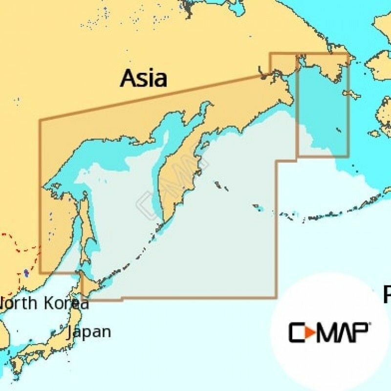 Карта MAX-N+ Камчатка и Курильские о-ва Y013_