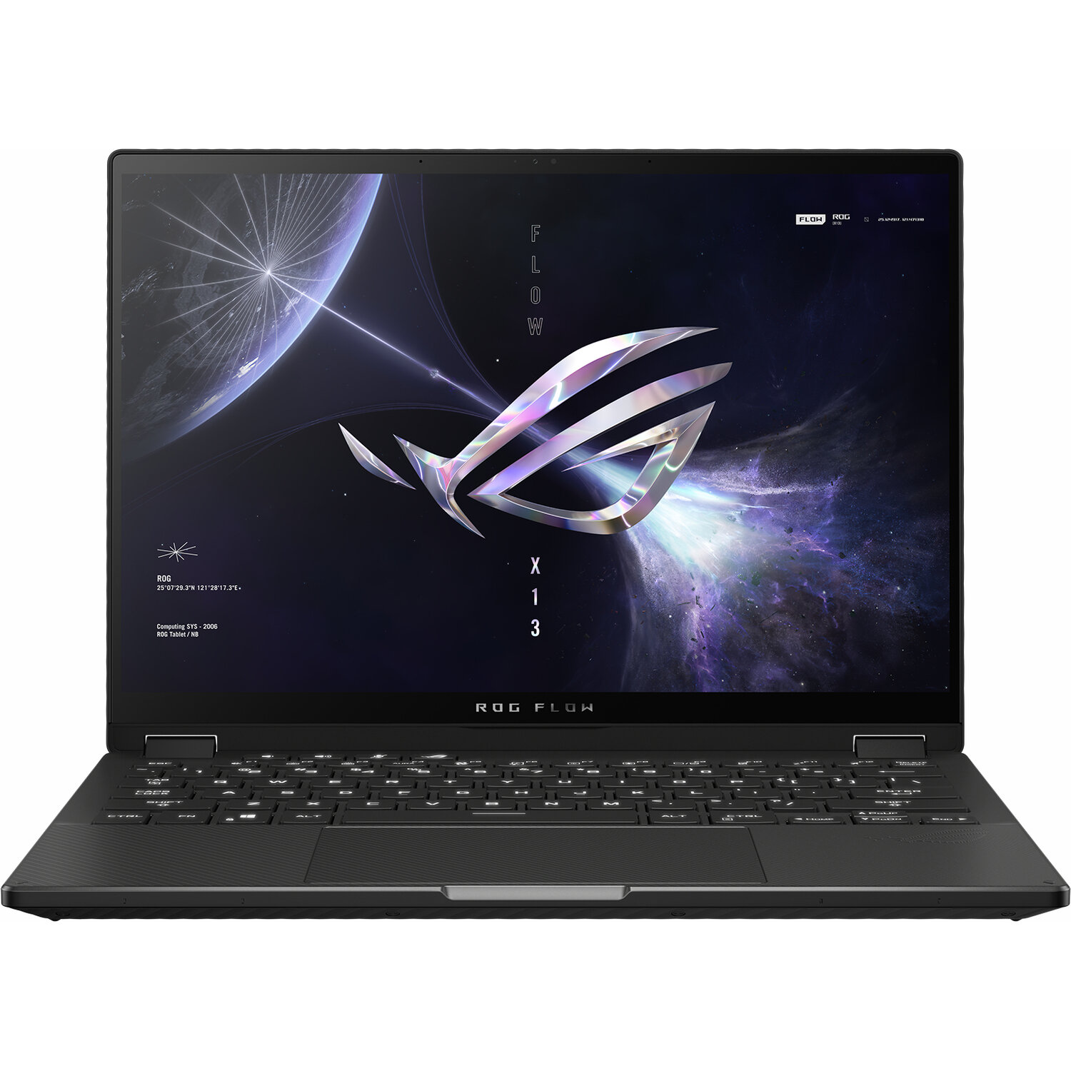 ASUS Ноутбук Asus ROG Flow GV302XV-MU021W Ryzen 9 7940HS 16Gb SSD1Tb NVIDIA GeForce RTX4060 8Gb 13.4" IPS Touch WQXGA (2560x1600) Windows 11 Home black WiFi BT Cam (90NR0DT1-M001K0)