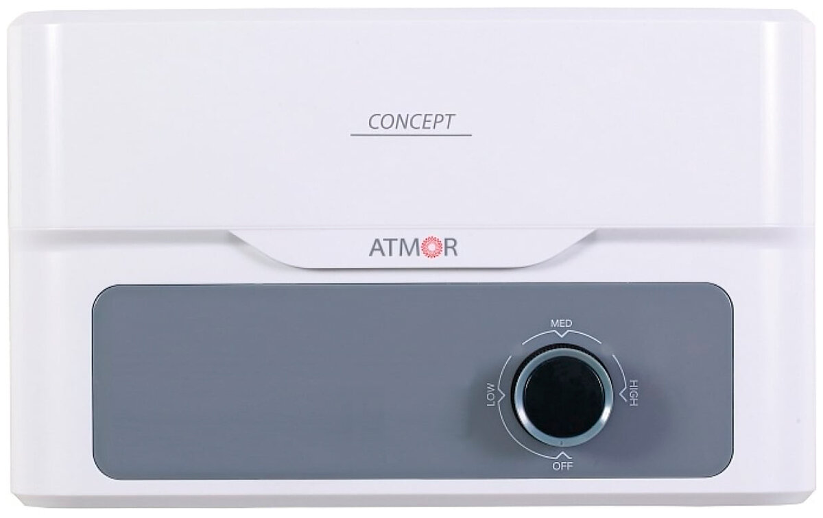 Проточный электрический водонагреватель Atmor CONCEPT 5 KW COMBI