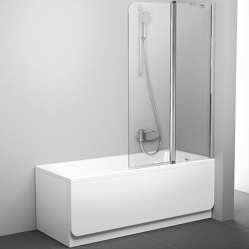 Шторка для ванны (100х150) R Ravak CVS2-100 Transparent 7QRA0C00Z1