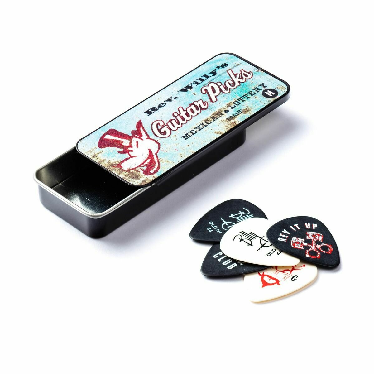 Dunlop RWT01L Billy Gibbons Pick Tin