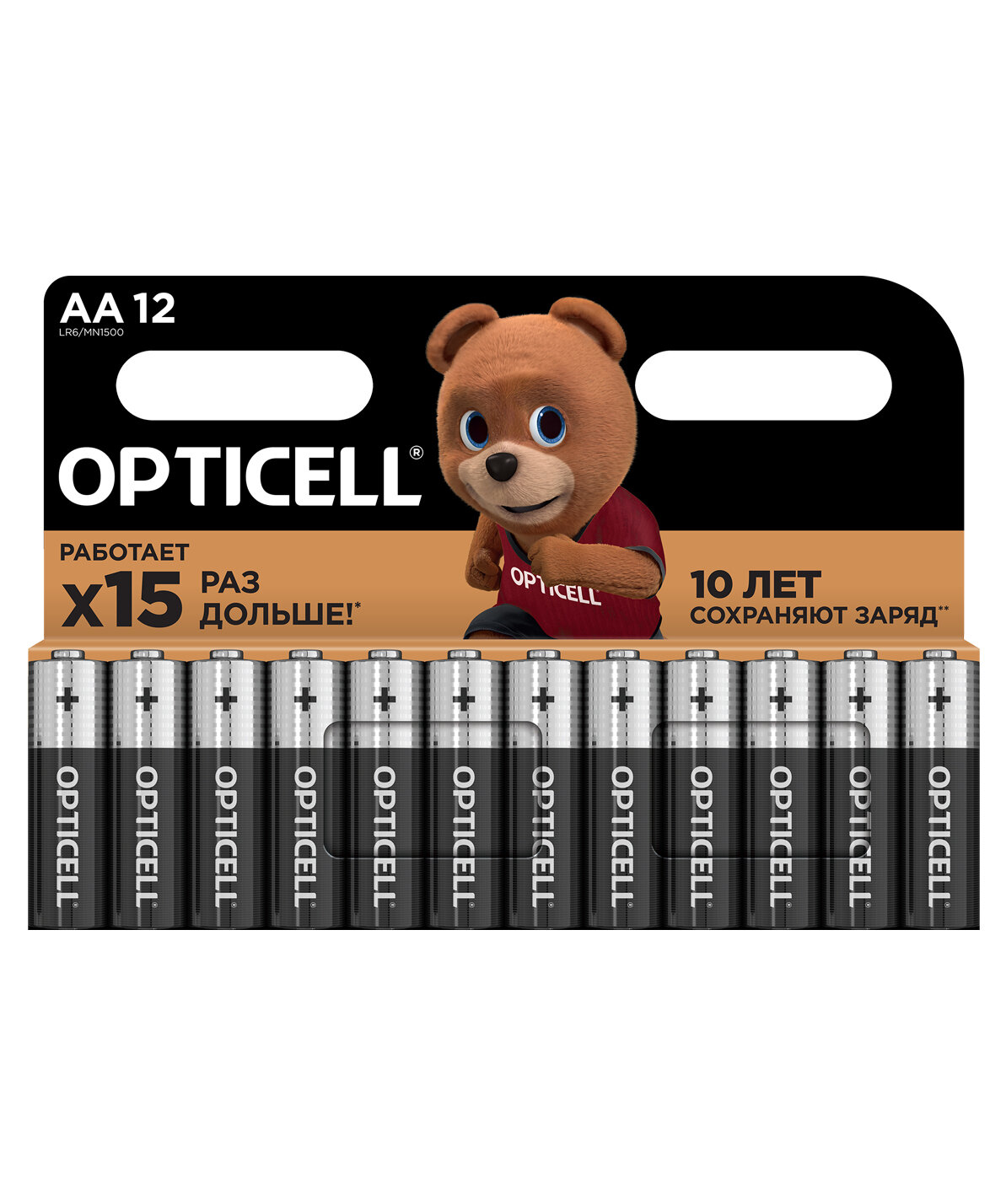 Элемент питания OPTICELL АА BASIC LR6 BL12 (12 шт. в упаковке)