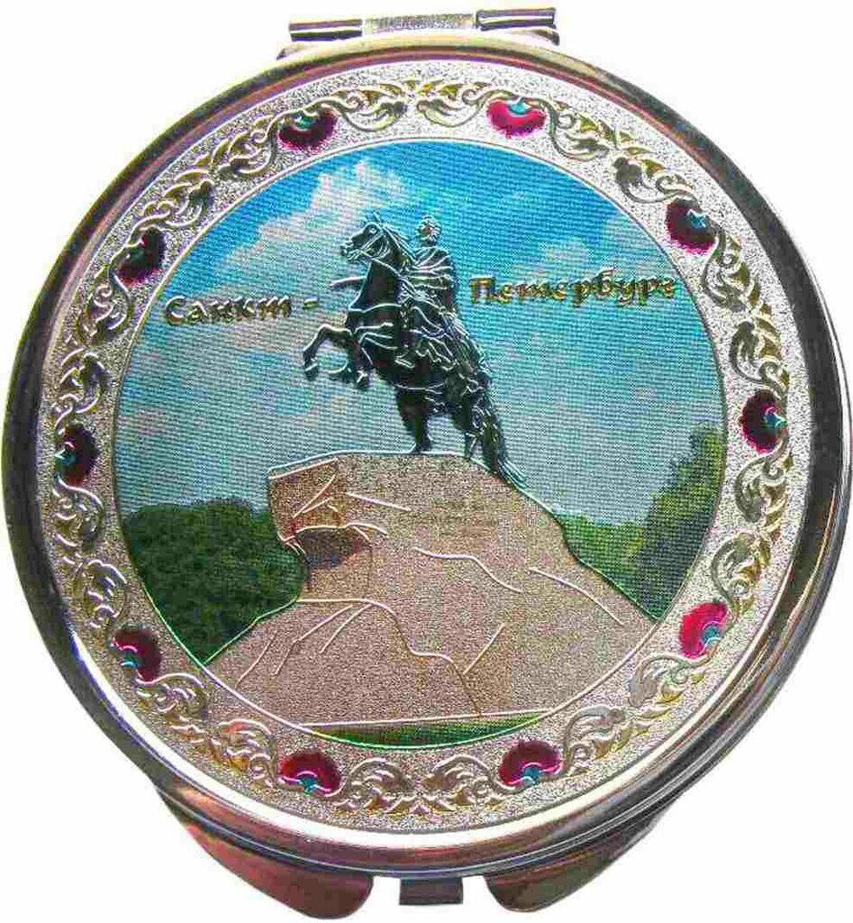 фото Зеркало "Медный" цвет серебро