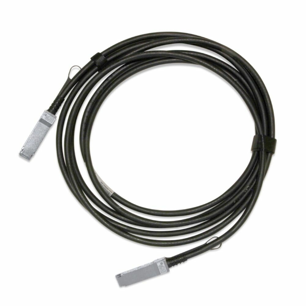 Mellanox Кабель Mellanox MCP1600-C00AE30N Passive Copper cable ETH 100GbE 100Gb/s QSFP28 0.5m Black 30AWG CA-N Passive Copper cable ETH 100GbE 100Gb/s QSFP28 0.5m Black 30AWG CA-N MCP1600-C00AE30N
