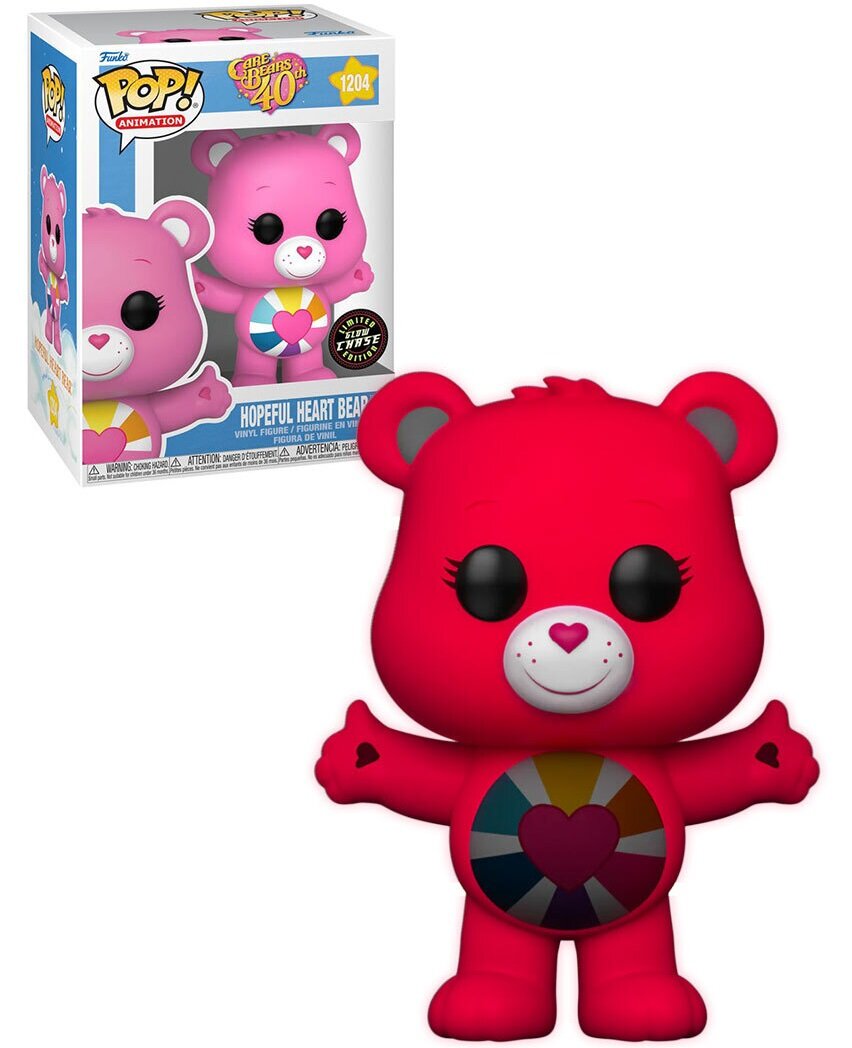 Фигурка Funko POP! Animation: Care Bears 40th: Hopeful Heart Bear w/(GW) Chase 61556