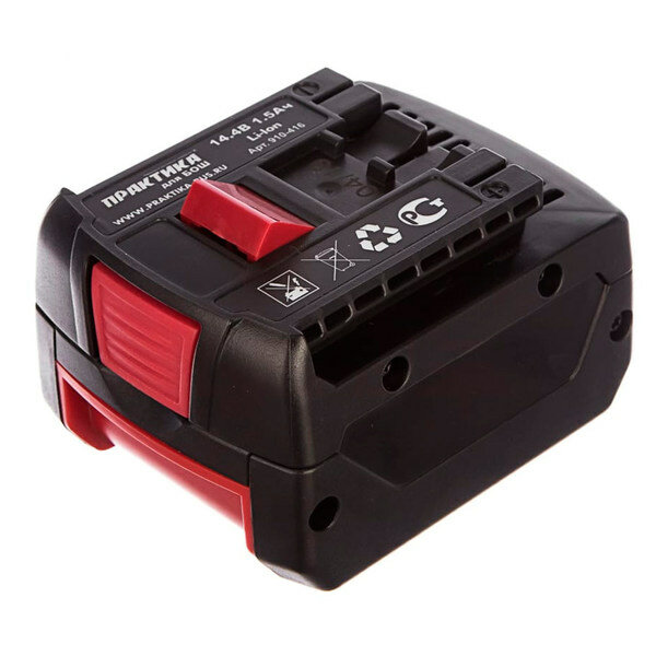 Аккумулятор Практика Li-Ion 14,4В, 1,5Ач, для BOSCH (блистер) (910-416) 910-416 .