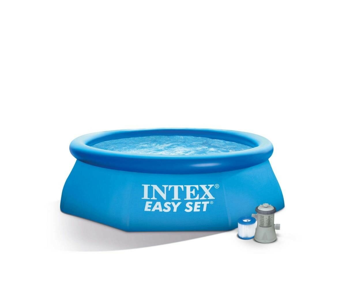Бассейн Easy Set 2.44х0,61м + фильтр-насос от 6 лет (28108) INTEX - фотография № 1