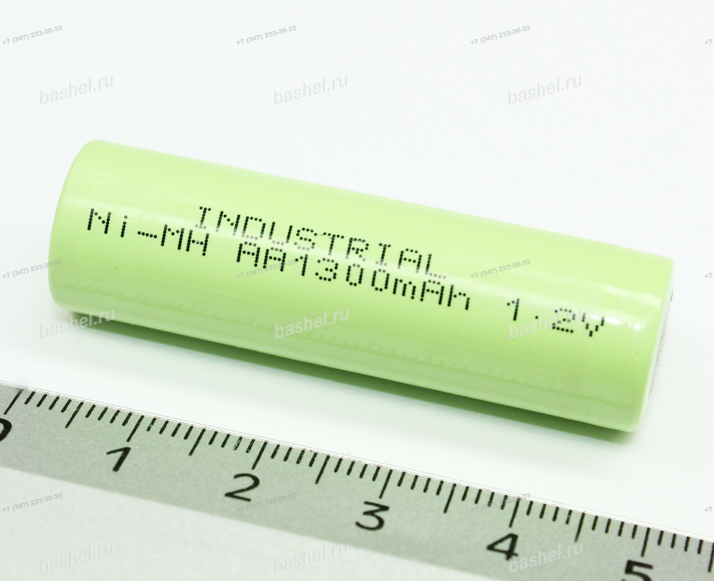 Аккумулятор H-AA1300 INDUSTRIAL 1,2В, 1300mAh NIMH (13,8*47,7mm), INDUSTRIAL