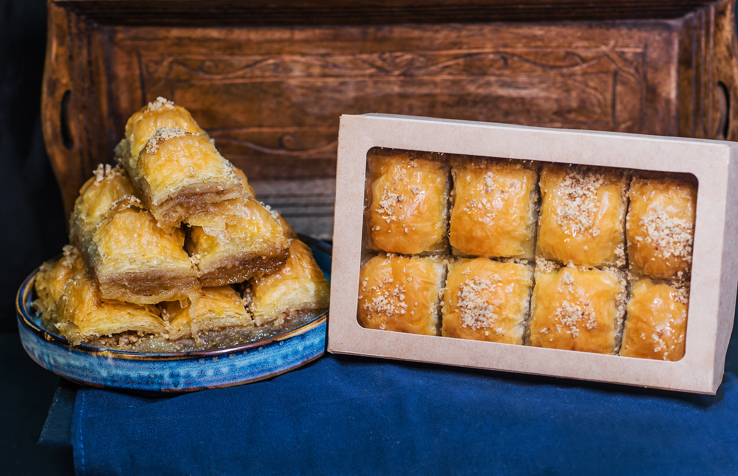 Пахлава Каре с грецким орехом, Efeler baklava, 500 гр