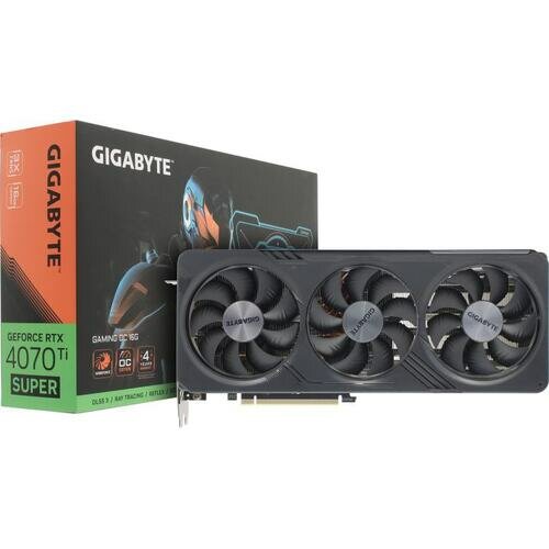 Видеокарта GIGABYTE GeForce RTX 4070 Ti SUPER GAMING OC 16G (GV-N407TSGAMING OC-16GD)