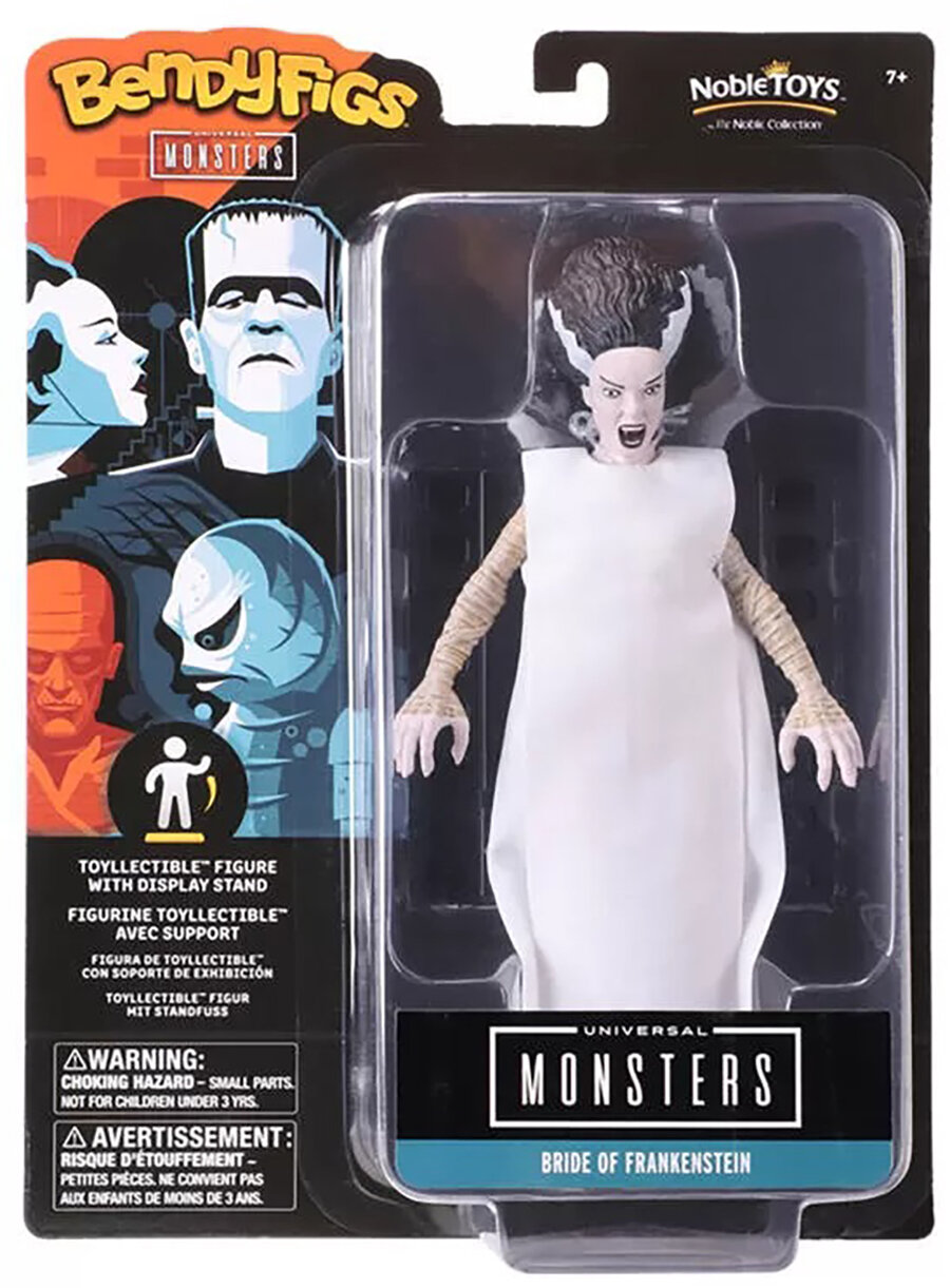 Фигурка Bendyfig Universal Monsters: Невеста Франкенштейна (19 см)