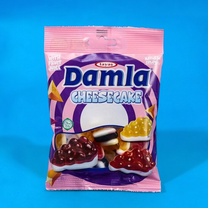 Мармелад жевательный желейный "DAMLA GUMMY", чизкейк, 80 г