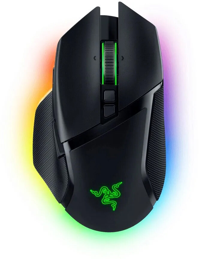 Razer Мышь Razer Basilisk V3 Pro черный оптическая (30000dpi) беспроводная BT/Radio USB (11but)