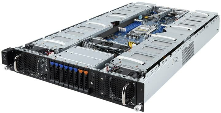 Сервер Никс gS9600a/pro2U S92872Ca EPYC 7402/128 ГБ/2 x 960 Гб SSD/A100/Aspeed AST2500