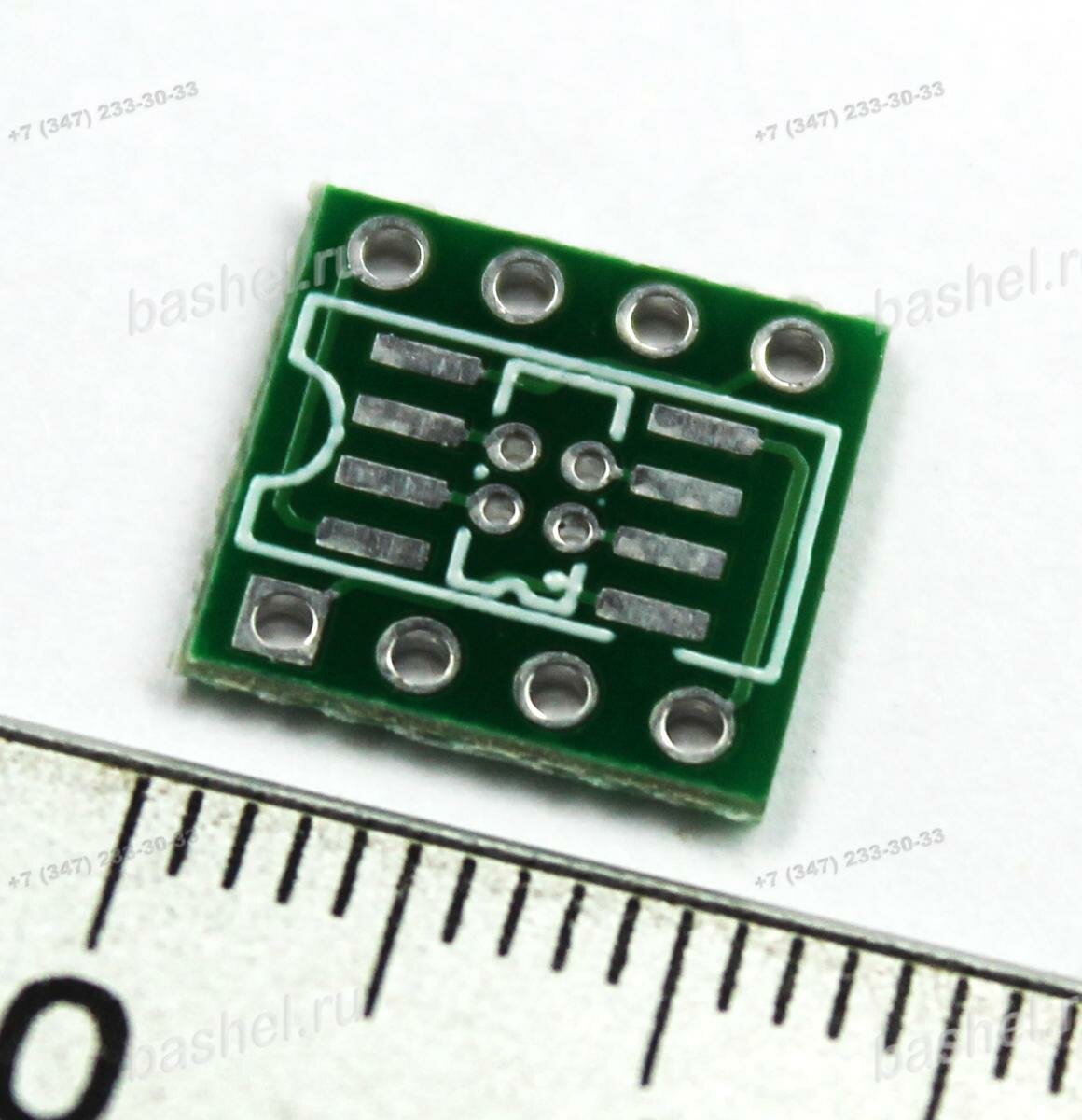 SOIC8-DIP8, 10x10мм, Плата-переходник электротовар