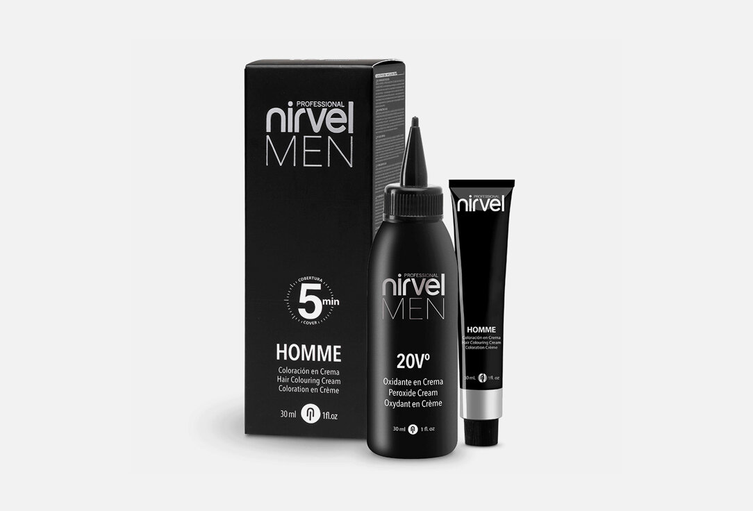 Краска для волос Nirvel Professional Homme CT-7, Светло-Каштановый / кол-во 1 шт