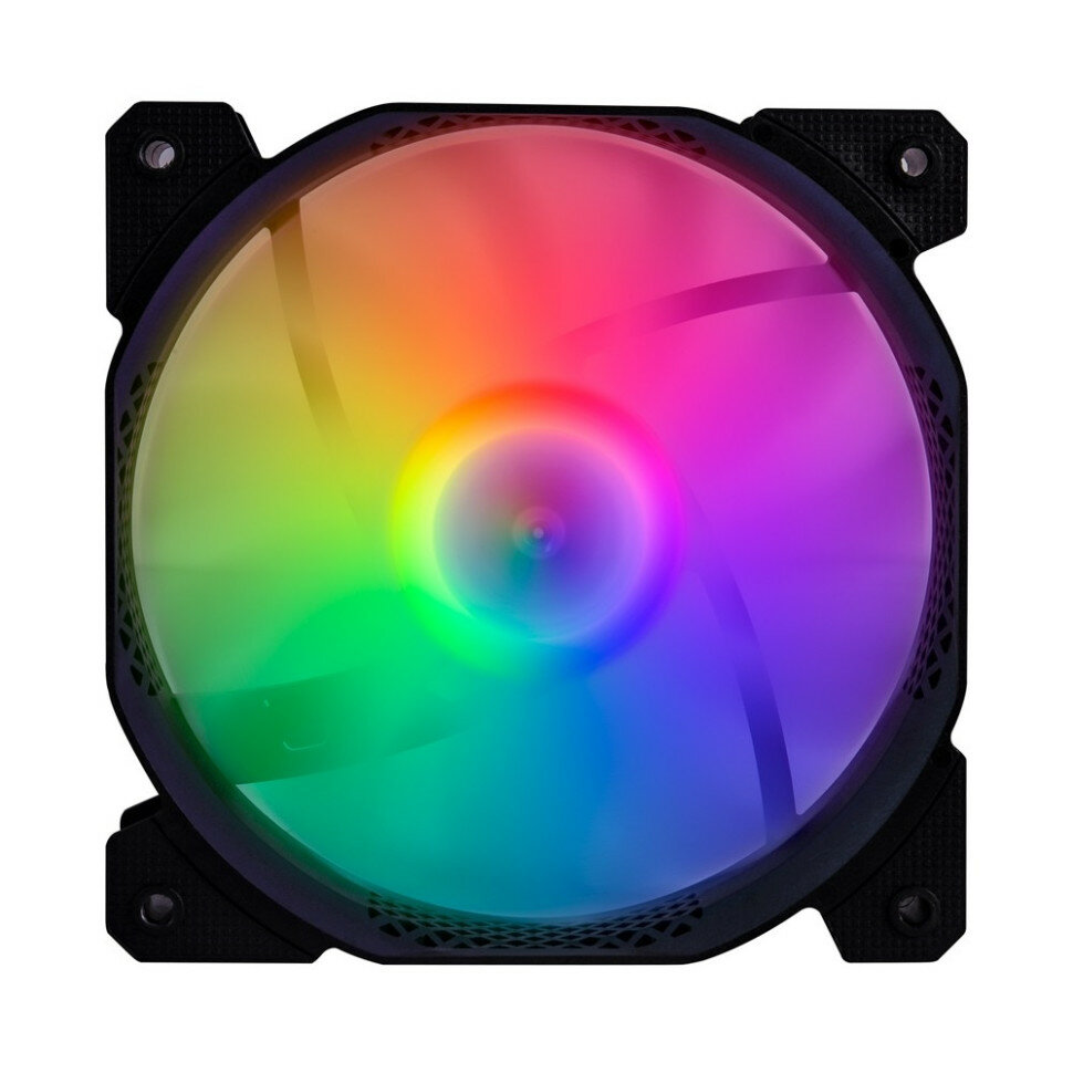 1STPLAYER F1-PLUS Black / 140mm, LED 5-color, 1000rpm, 3pin / F1-PLUS-BK / bulk